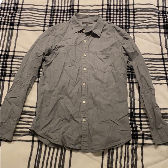 Grey LUXE FLANNEL button down shirt! - Picture 1 of 3